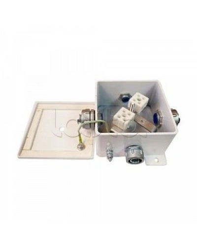 Коробка монтажная огнестойкая Гефест КМ-О (2к)-IP66-120х120, шесть вводов в Коврове Распределительные коробки Pintop.ru