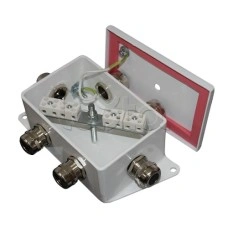 Коробка монтажная огнестойкая Гефест КМ-О (6к*6,0)-IP66-d, два ввода 120х80х68