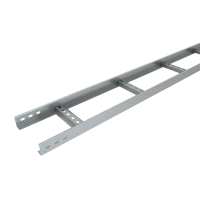 Лоток лестничный 50х200х1,2 L2500 мм КМ-Профиль (LL50-200-1.2-2500)