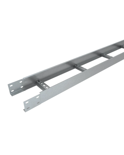 Лоток лестничный 80х500х1,2 L2000 мм Быстрый монтаж HD КМ-профиль (LLS80-500-1.2-2000 HD) в Коврове Кабельные лотки Pintop.ru