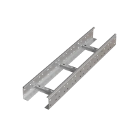 Лоток лестничный 100х300х1,5 L2500 мм INOX304 N КМ-Профиль (LL100-300-1.5-2500 INOX304 N)