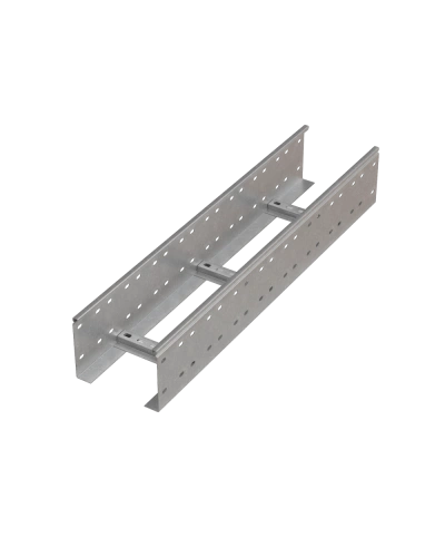 Лоток лестничный 150х200х1,2 L2500 мм HD N КМ-профиль (LL150-200-1.2-2500 HD N) в Коврове Кабельные лотки Pintop.ru