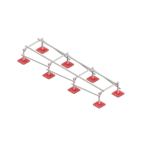 Опорная конструкция для установки оборудования TECHNORAPTOR FOOT 1000х4000 КМ-профиль (KM-TR-F-SSEI-1000-4000)