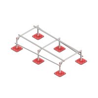 Опорная конструкция для установки оборудования TECHNORAPTOR FOOT 1200х2500 HD КМ-профиль (KM-TR-F-SSEI-1200-2500 HD)