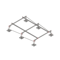 Опорная конструкция для установки оборудования TECHNORAPTOR STEELFOOT 2000х3000 тип 1 КМ-профиль (KM-TR-STF-SSEI-2000-3000-1)